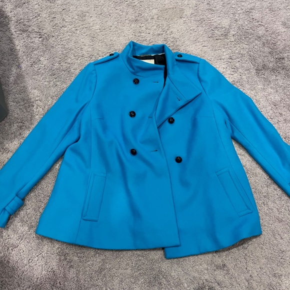 Banana Republic Cropped Wool Swing Coat XL - Picture 2 of 4